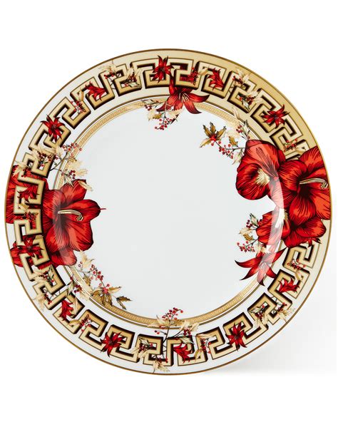 versace christmas plates|versace plates for sale.